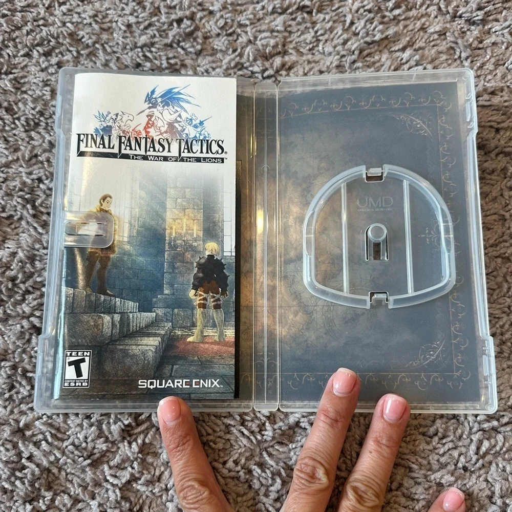 Final Fantasy Tactics War of the Lions PSP Greatest Hits Case Manual Only